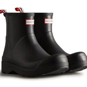 HUNTER Men's Play Short Rain Boots Size 10